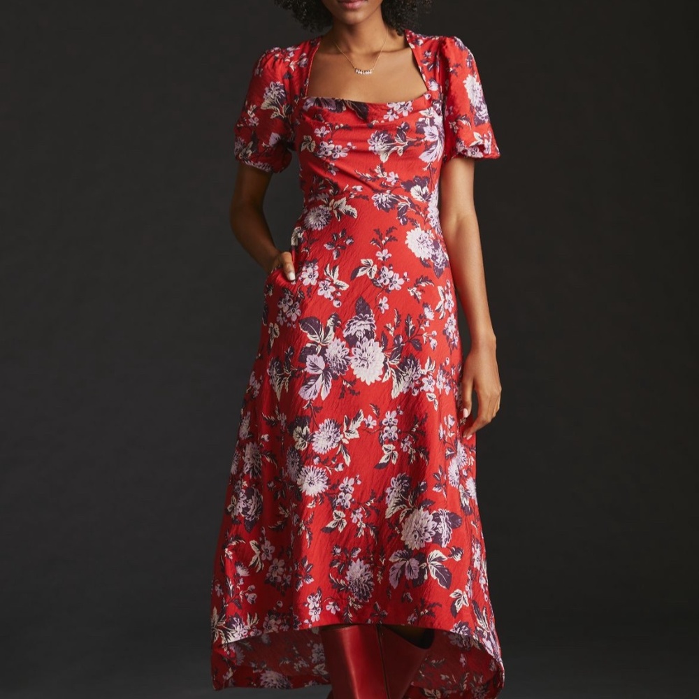 Maeve Puff-Sleeve Dress